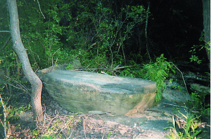 "Altar Rock", of natural origin, somewhat resembling the stone "altar" from…