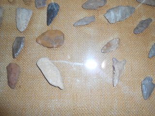 Abraded Tool with Artifacts from North Sulphur River