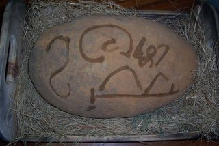 Sandstone petroglyph