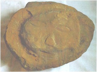 Engraved sandstone boulder Rockwall County 2013
