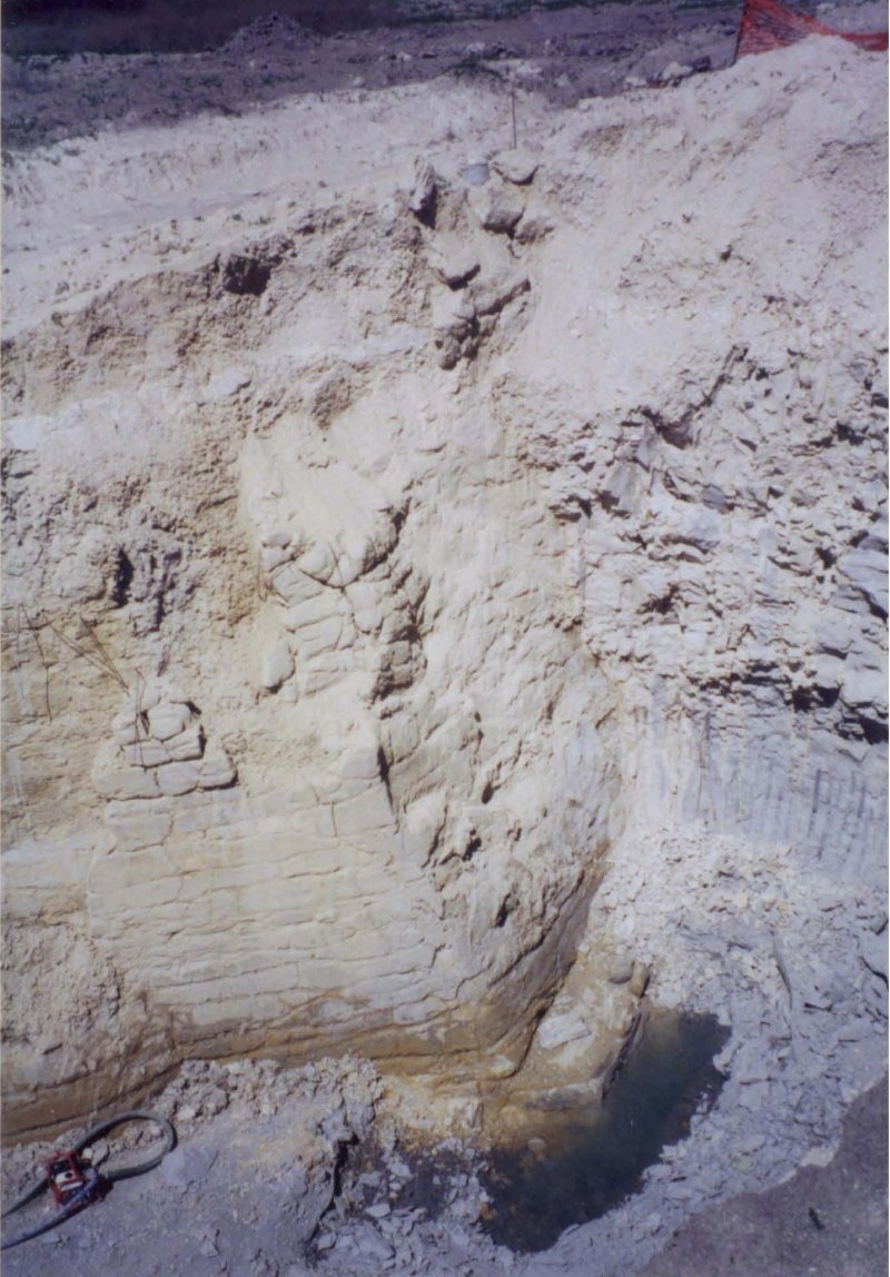 36ft down encounting steps